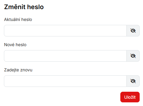 zmena hesla
